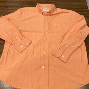 Oxford Orange Men's Luxury Collection - Button up shirt size 2XL